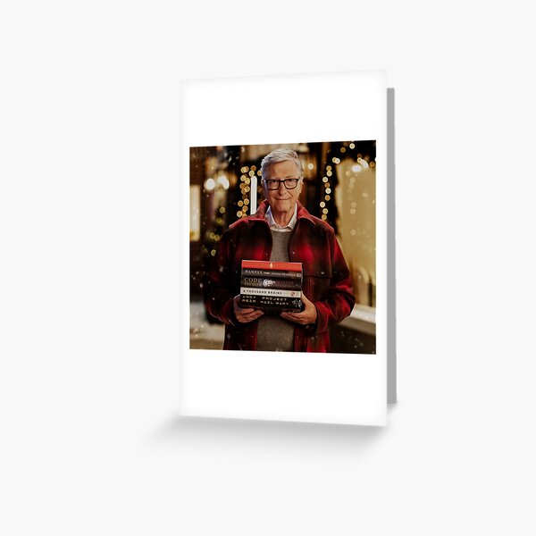 wallpaper Bill Gates Art Greeting Card