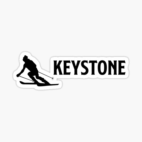 &ldquo;Ski Keystone - Keystone Mountain Resort Skiing&rdquo; Sticker for Sale by