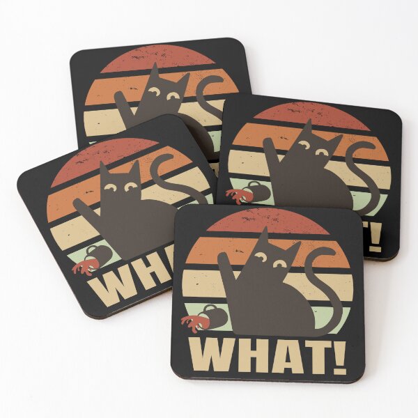 Item preview, WHAT - Cat designed and sold by WeMadeOurWorld.
