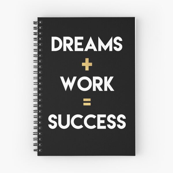 Item preview, DREAMS PLUS WORK EQUALS SUCCESS designed and sold by deificusArt.