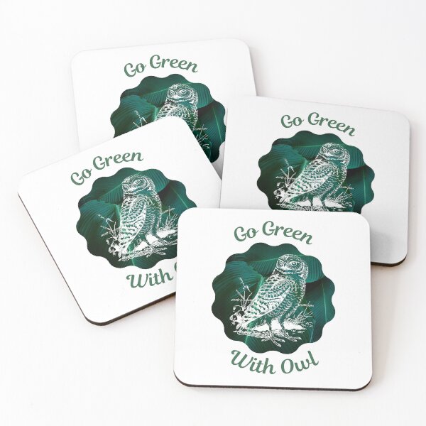 Item preview, Go Green With Owl designed and sold by kucingmaikan.