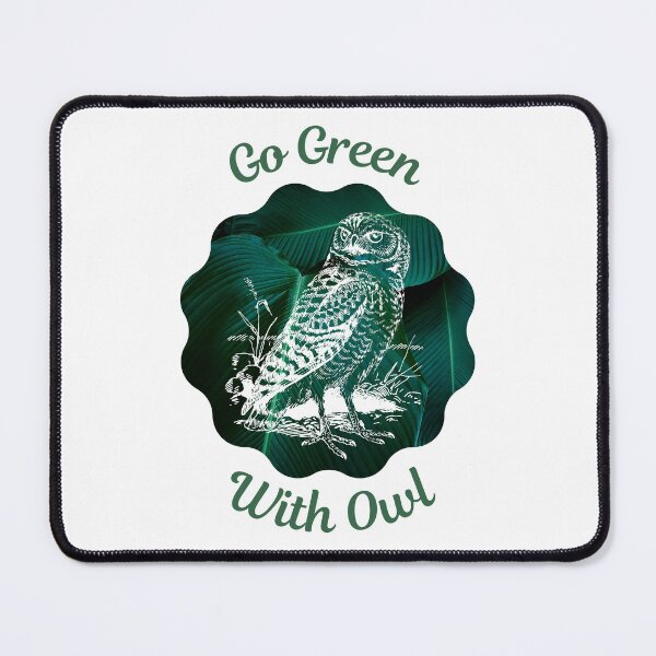 Item preview, Go Green With Owl designed and sold by kucingmaikan.