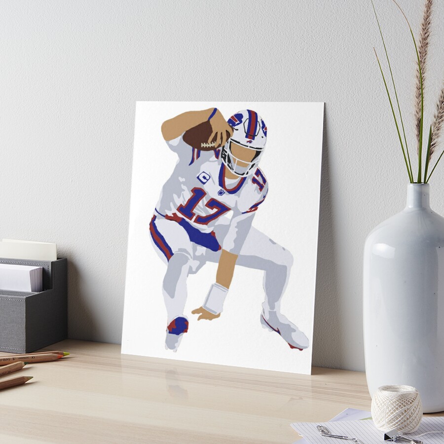 Josh Allen Art Board Print for Sale by condog313