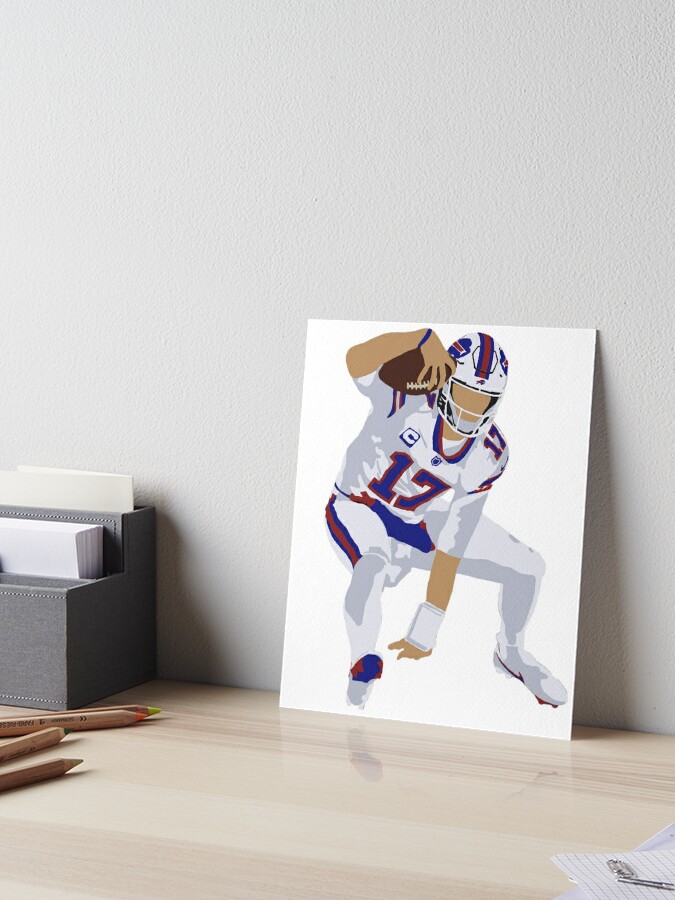 Josh Allen Leap (Large) Poster for Sale by Brianr123