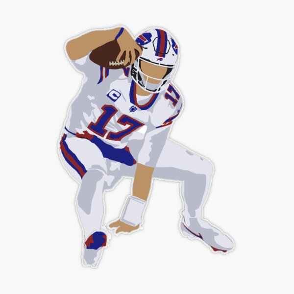 Josh Allen Mustache Ride - Josh Allen - Sticker