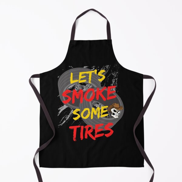 Item preview, Lets Smoke Some Tires Skull Tire Spin Smokey Burnout Racing Street Race designed and sold by CarantinedChaos.