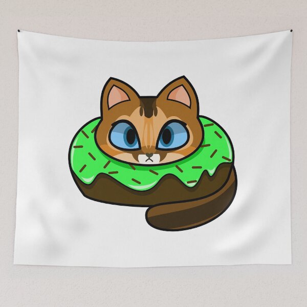 Item preview, Abyssinian Donut Cat designed and sold by SpindleSpice.