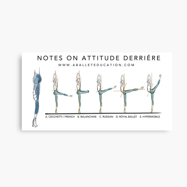 Notes on Attitude Back Canvas Print