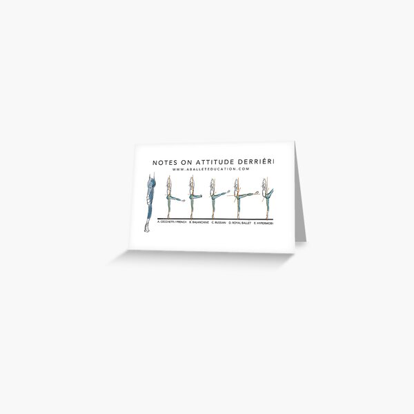 Notes on Attitude Back Greeting Card