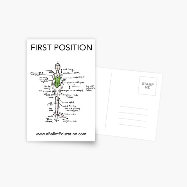 Notes on First Position Postcard