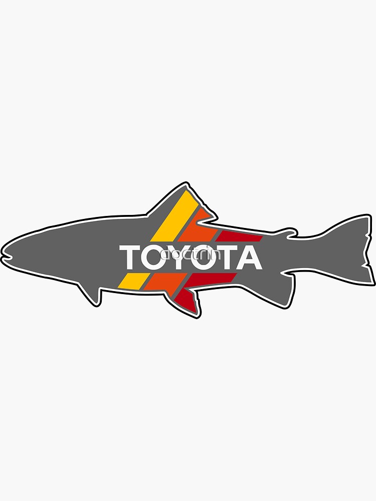 Toyota Trout Sticker for Sale by doctrin