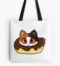 Japanese Bobtail Donut Cat Tote Bag
