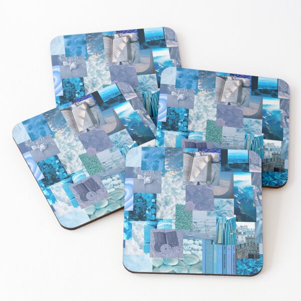 Aperçu de l'œuvre Collage bleu clair créée et vendue par Simplyjwdesigns.