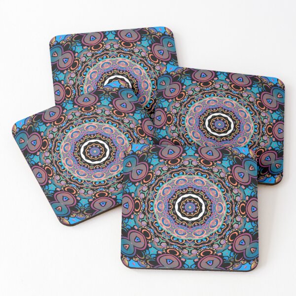 Item preview, Groovy Mandala Blue designed and sold by AlteredAtelier.