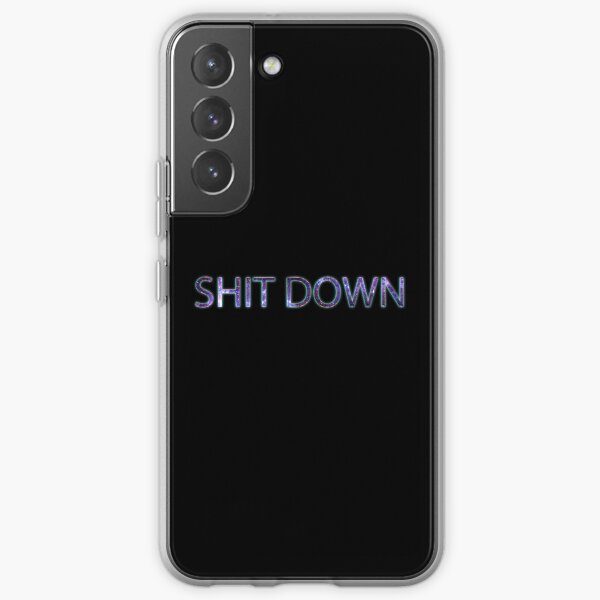 Shit Down, BTS V funny, BTS funny lines, BTS famous lines Samsung Galaxy Soft Case