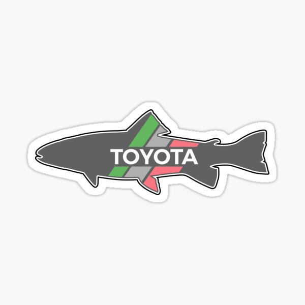 Toyota Trout Sticker for Sale by doctrin
