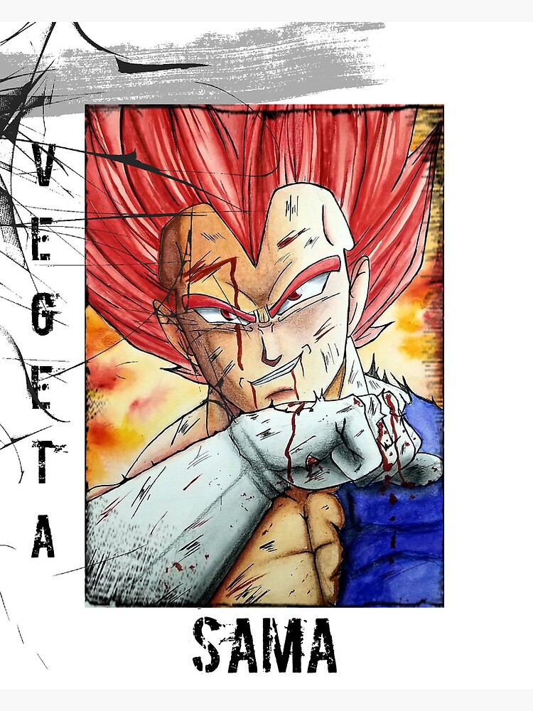 Dragon Ball Super - Super Saiyan God Vegeta and Goku  Art Print for Sale  by JetFalco