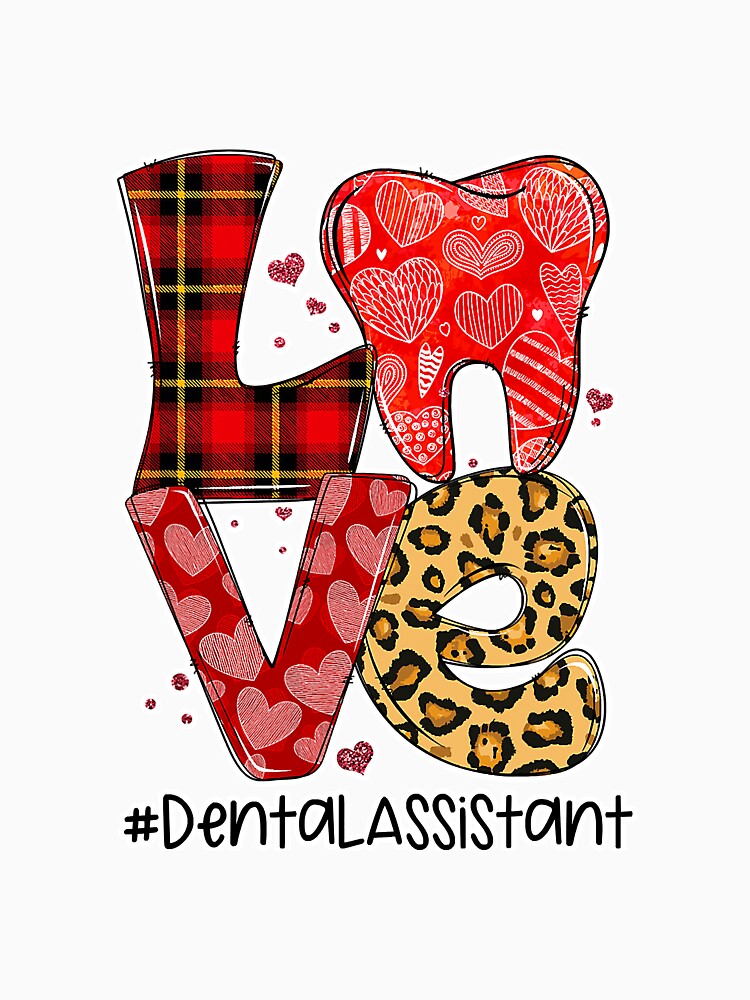 Disover Leopard Tooth Love Dental Assistant Classic T-Shirt