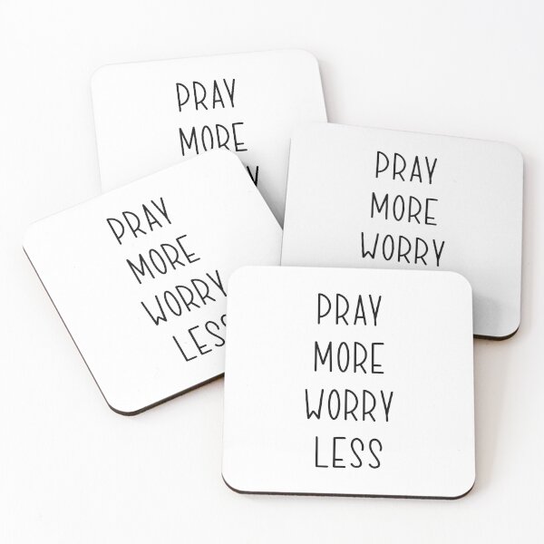 Item preview, Pray More Worry Less designed and sold by themoodydecor.