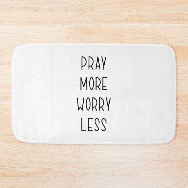 Item preview, Pray More Worry Less designed and sold by themoodydecor.