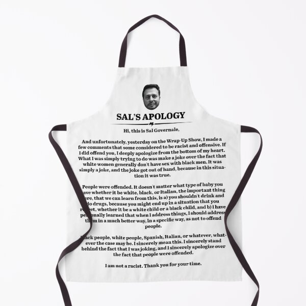 Item preview, Sal's Apology designed and sold by MisterPlop.