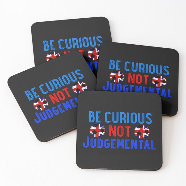 Item preview, Be Curious Not Judgemental, football with UK flag   designed and sold by TidehunterS.