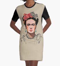 Frida Kahlo Graphic T-Shirt Dress