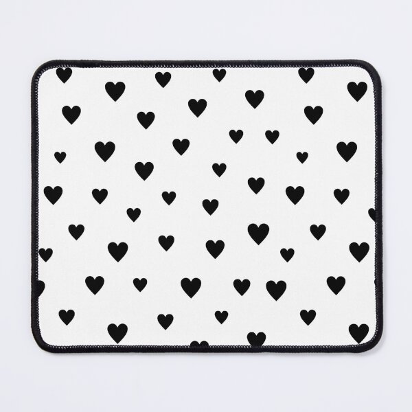 Item preview, LOVELY BLACK HEARTS PATTERN ON WHITE, BY SUBGIRL designed and sold by SUBGIRL.