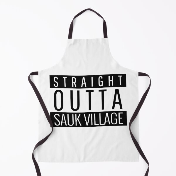 Item preview, Straight Outta Sauk Village Illinois designed and sold by Teelogic.