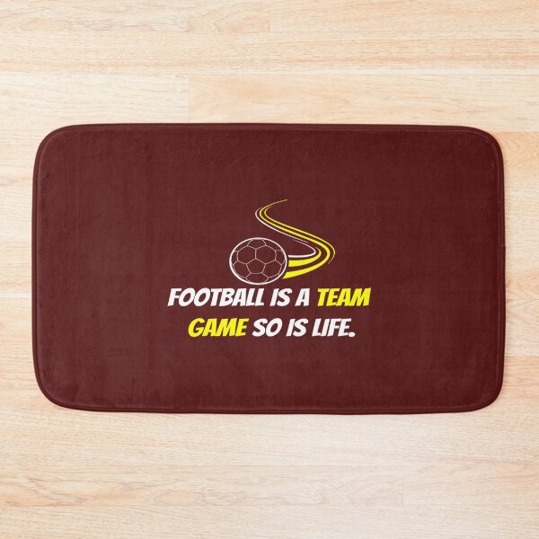 Item preview, FOOTBALL IS A TEAM GAME SO IS LIFE. Relaxed Fit  designed and sold by TidehunterS.