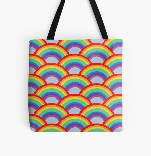 Pride Rainbows All Over Print Tote Bag
