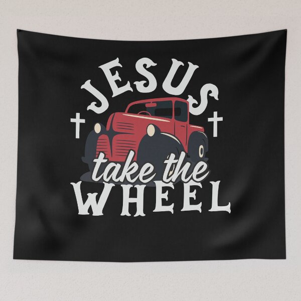 Artikelvorschau, Jesus Take The Wheel Essential entworfen und verkauft von WilmaMone.