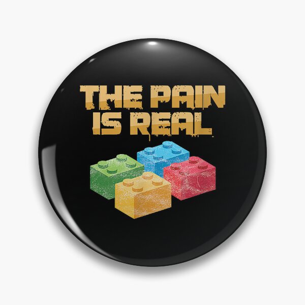 Item preview, Funny Building Blocks Bricks Builder Pain Is Real designed and sold by Contakie81.