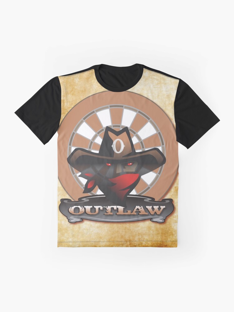 Alternate view of Outlaw Darts Shirt Graphic T-Shirt
