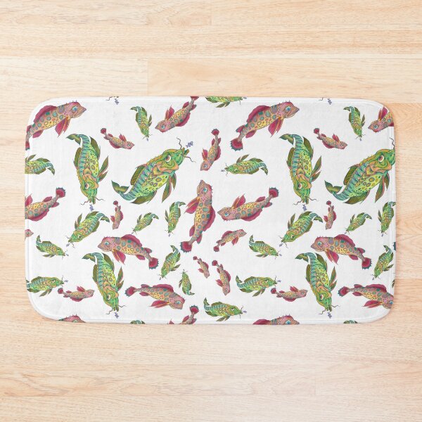 Item preview, ornamental colorful fish designed and sold by fairytaleprints.