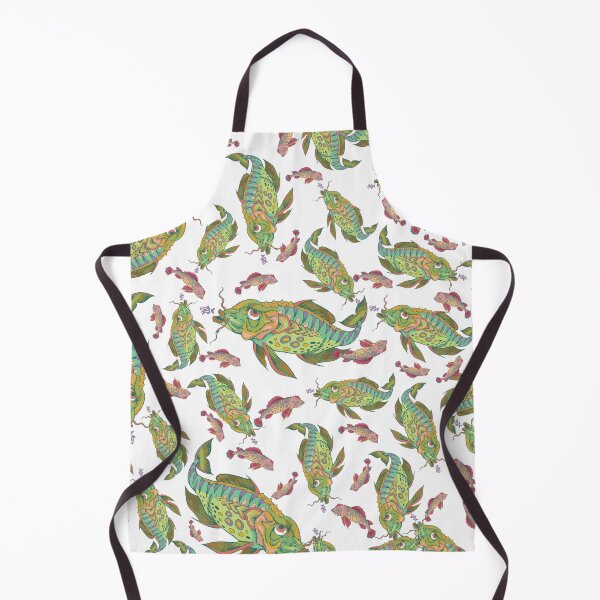 Item preview, Decorative fish. Seamless pattern #5 designed and sold by fairytaleprints.