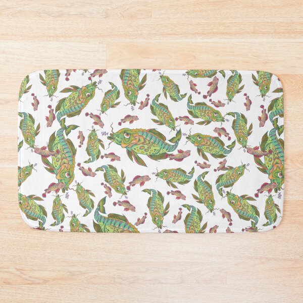 Item preview, Decorative fish. Seamless  pattern #5 designed and sold by fairytaleprints.