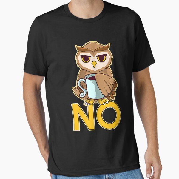 Item preview, No Rejection Owl Nocturnal Caffeine Coffee Cafe Otaku Comic  designed and sold by rustimim.