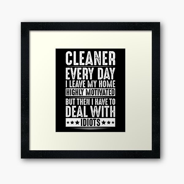 Item preview, Cleaner Cleaning Operative Building Cleaner designed and sold by Krautshirts.