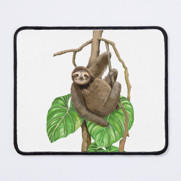 Item preview, Cute low Hanging Sloth on the Vine. designed and sold by TJHstudio.