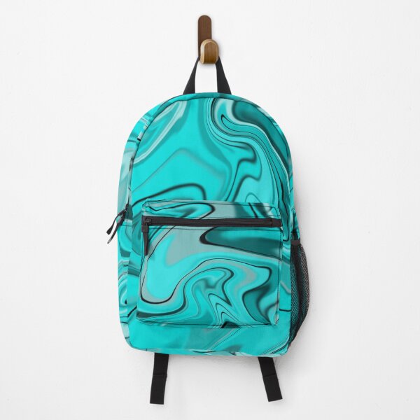Item preview, Liquified Turquoise Cyan Marble Swirl Abstract designed and sold by jays-artworks.