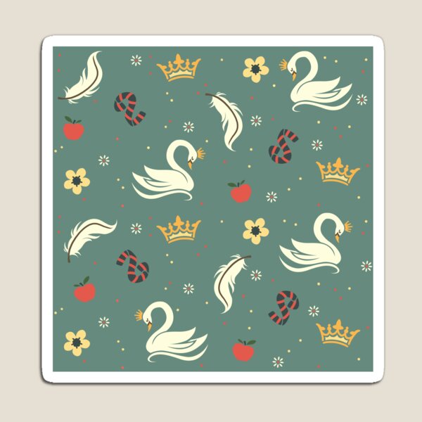 Swan Queen - Teal Magnet