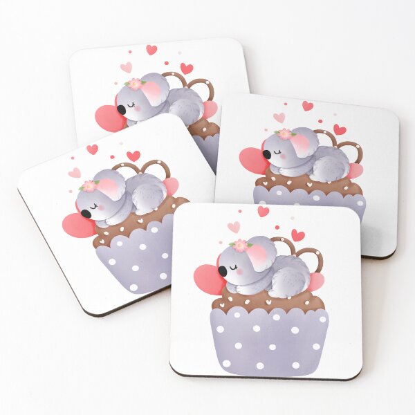 Item preview, Valentines Koala Cupcake designed and sold by ThaArtHub.