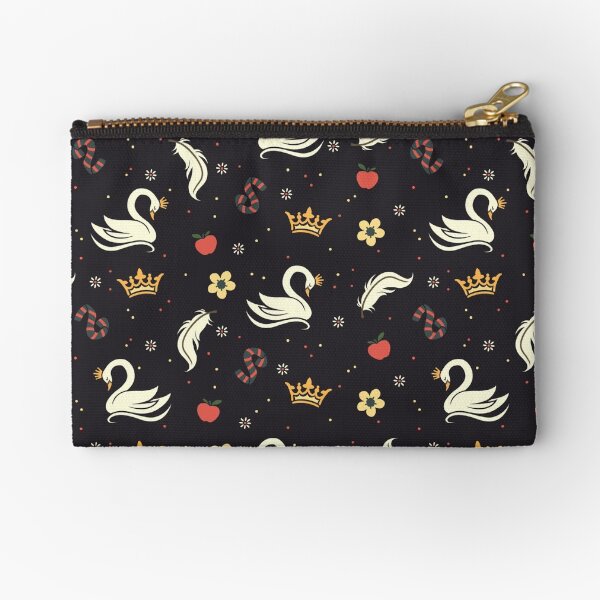 Swan Queen - Dark Zipper Pouch