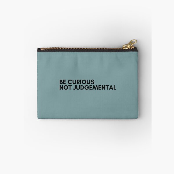 Item preview, Be curious not judgemental Minimalistic design   designed and sold by AmanieMeriam.