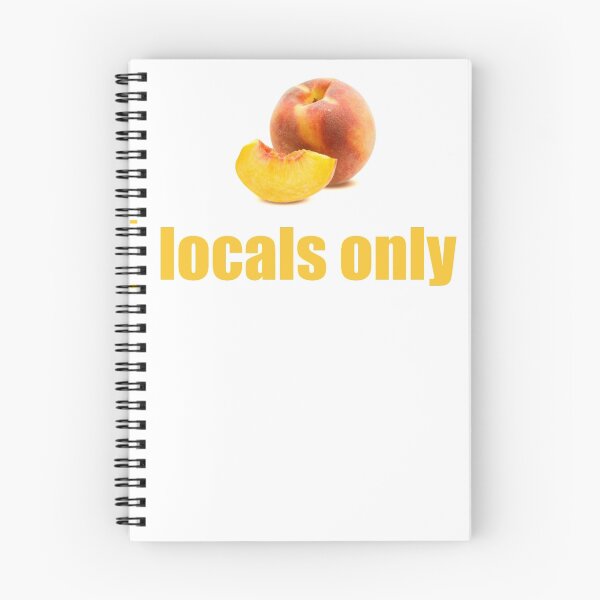 Item preview, Locals Only Funny Gardening Peaches Urban Unique Graphic Tee Shirt designed and sold by TocaLuna.