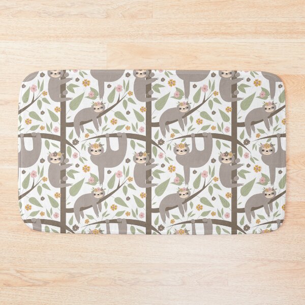Item preview, Cute Floral Sloths designed and sold by VickyCloset.