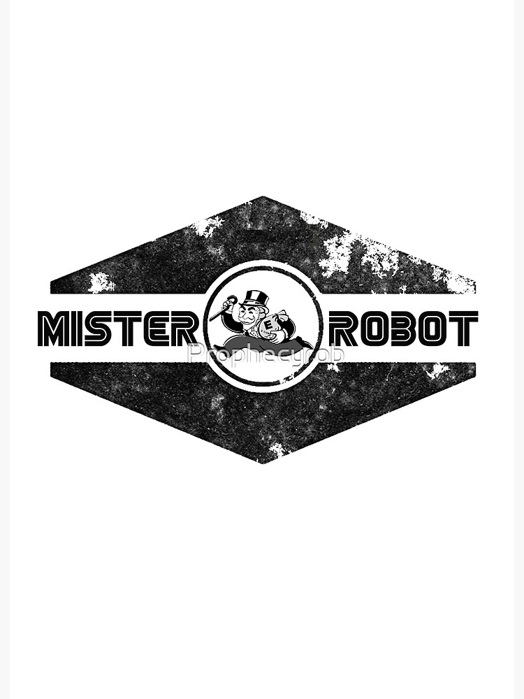 Mr Robot Retro Logo E Corp Art Board Print By Prophecyrob Redbubble
