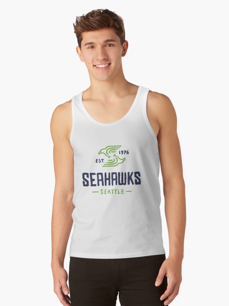 NFL Shop Seattle Seahawks Wordmark Logo Tri-Blend Est 1976