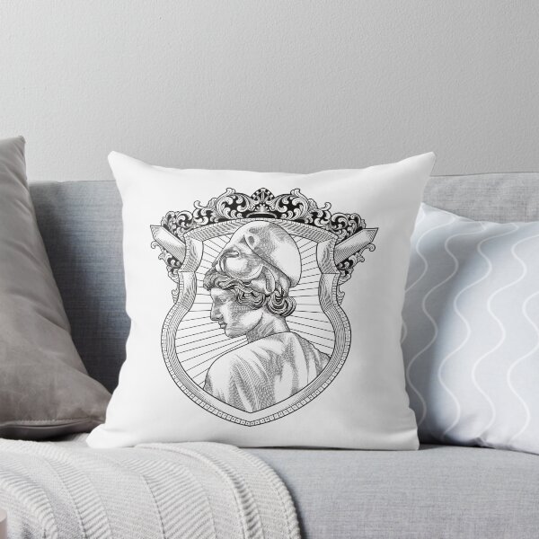 Item preview, Engraving Illustration of Athena Blackwhite designed and sold by Adrielvector.